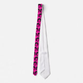 Verein Michelle O. Patterned Tie, im heißen Rosa Krawatte (Rückseite)