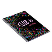 Verein-Party-Gast-Buch des Neonlicht-Bonbon-16 Notizblock (Rechte Seite)