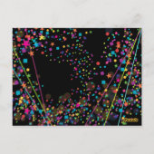 Verein-Party-Tischnummer-Karte des Postkarte (Rückseite)