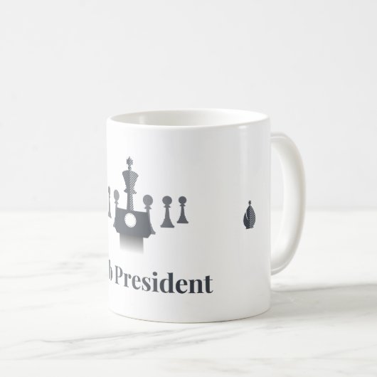 Verein-Präsident Mug Kaffeetasse (VorderseiteRechts)