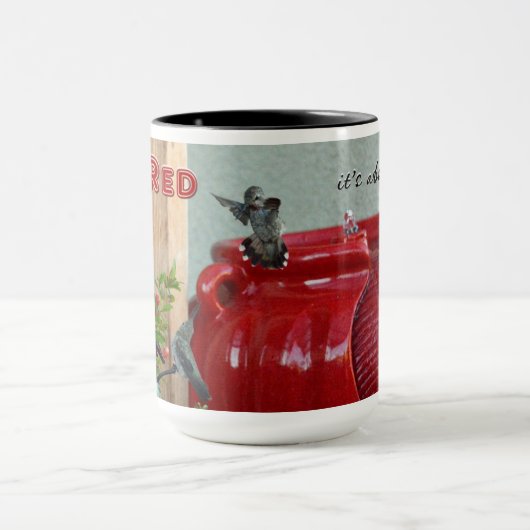 Verein-roter Entwurf #444 Tasse (Zentrum)