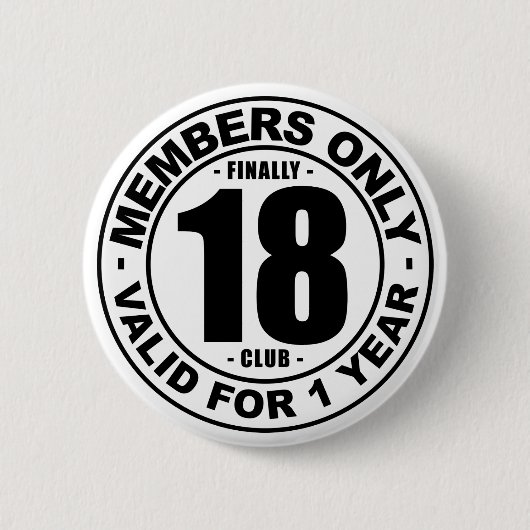 Verein schließlich 18 button (Vorderseite)