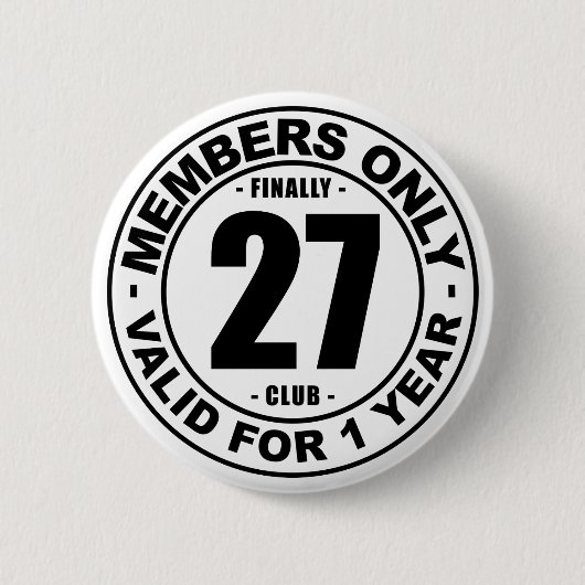 Verein schließlich 27 button (Vorderseite)