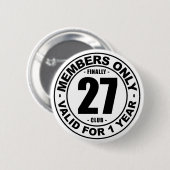 Verein schließlich 27 button (Vorne & Hinten)