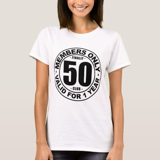Verein schließlich 50 T-Shirt (Vorderseite)