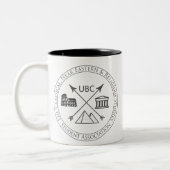 Verein-Tasse Zweifarbige Tasse (Links)