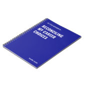 Vereinbarkeit meiner Karriereentscheidungen mit de Notizblock (Linke Seite)