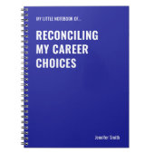 Vereinbarkeit meiner Karriereentscheidungen mit de Notizblock (Vorderseite)