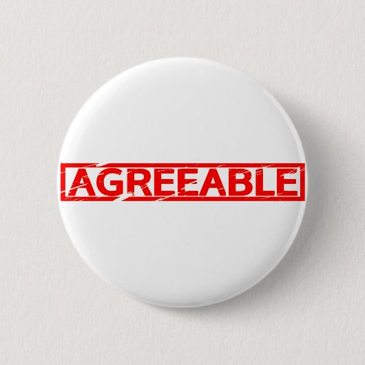 Vereinbarte Briefmarke Button (Vorderseite)
