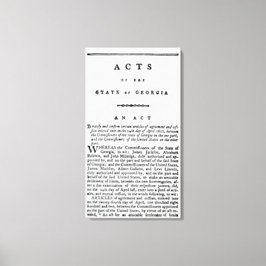 Vereinbarung über die Zwangsräumung des In Leinwanddruck (Vorderseite)