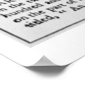 Vereinbarung über die Zwangsräumung des In Poster (Ecke)