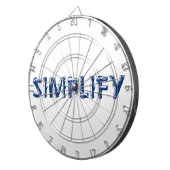 vereinfachen dartscheibe (Vorderseite rechts)