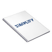 vereinfachen notizblock (Rechte Seite)