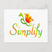 vereinfachen postkarte (Vorderseite)