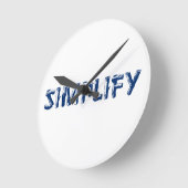 vereinfachen runde wanduhr (Winkel)