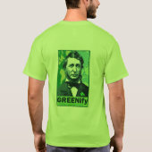 vereinfachen Sie, GREENify T-Shirt (Rückseite)