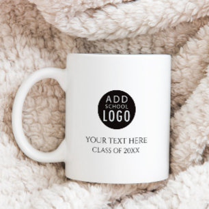 Vereinfachen Sie Ihr Schul-Logo-Abschluss Kaffeetasse