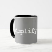 vereinfachen Sie Tasse (Vorderseite Links)