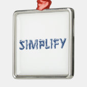 vereinfachen silbernes ornament (Links)