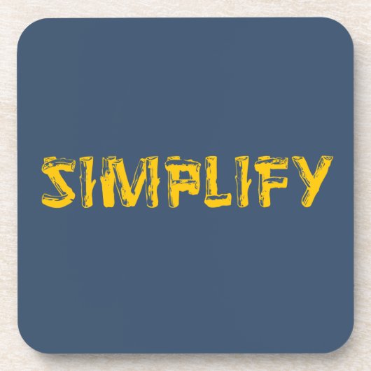 vereinfachen untersetzer (Vorderseite)