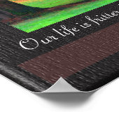 Vereinfachen, vereinfachen - Thoreau Zitat - Kunst Poster (Ecke)