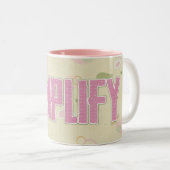 vereinfachen zweifarbige tasse (VorderseiteRechts)