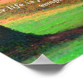 Vereinfacht - Thoreau-Zitat - Kunstdruck Poster (Ecke)