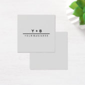 Vereinfachte + Intimen - Logo-Merkkarte (Schreibtisch)