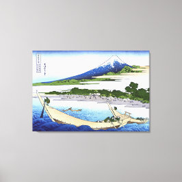 Vereinfachte Sicht auf den Strand von Tago in Ejir Leinwanddruck