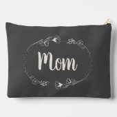 Vereinfachte Wildblume für Mama von ihren Kindern Zubehörtasche (Rückseite)