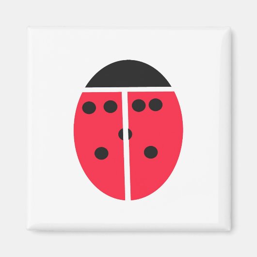 Vereinfachter Ladybug Magnet (Vorne)