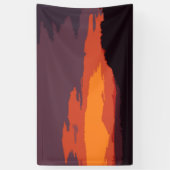 Vereinfachter Sonnenuntergang Banner (Vertikal)