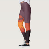 Vereinfachter Sonnenuntergang Leggings (Links)