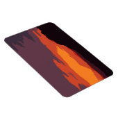 Vereinfachter Sonnenuntergang Magnet (Rechte Seite)