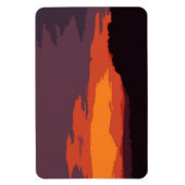Vereinfachter Sonnenuntergang Magnet (Vertikal)