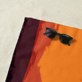 Vereinfachter Sonnenuntergang Strandtuch (Beispiel)