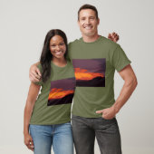 Vereinfachter Sonnenuntergang T-Shirt (Unisex)