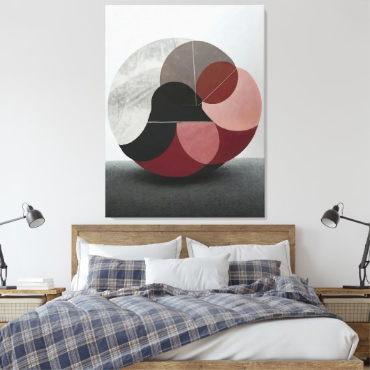 Vereinfachtes Wesen Leinwanddruck (Insitu (Schlafzimmer))