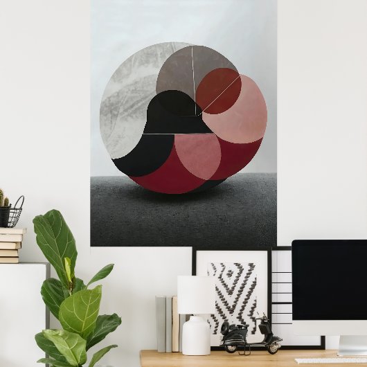 Vereinfachtes Wesen Poster (Heimbüro)