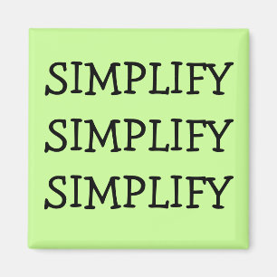 VEREINFACHUNG VON MAGNET