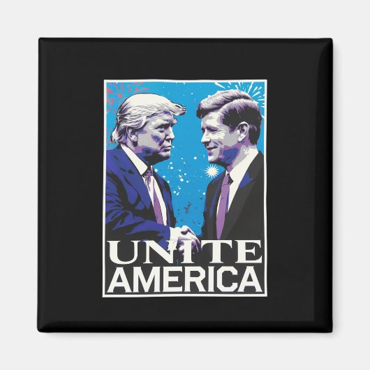 Vereinigen Amerika Iconic Trump Magnet (Vorne)