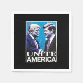 Vereinigen Amerika Iconic Trump Serviette (Vorderseite)