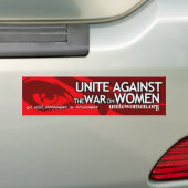 Vereinigen Sie gegen den Krieg auf Frauen Autoaufkleber (Auf Auto)