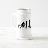Vereinigen Sie Mann-Pool-Typgeschenke für Bierglas (Vorderseite Links)
