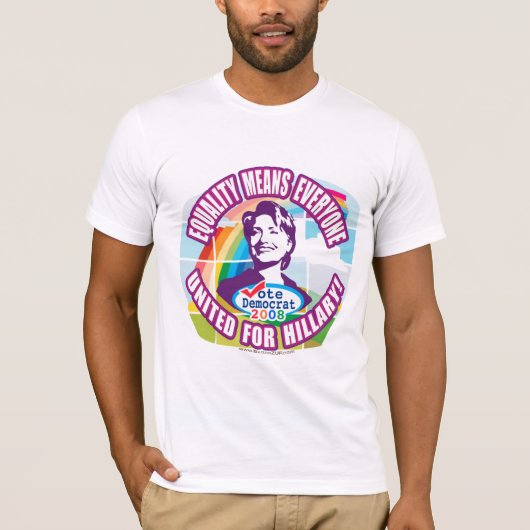 Vereinigt für Hillary! Shirt (Vorderseite)