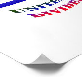 VEREINIGT WIR STAND UNTERTEILT WIR FALL POSTER (Ecke)