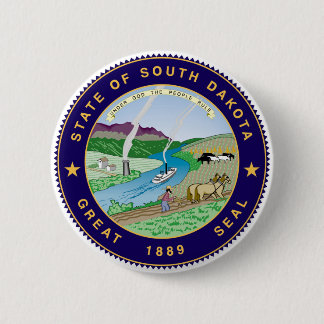 vereinigte Amerika-Republik South- DakotaStaat Button