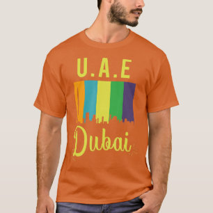 Vereinigte Arabische Emirate Abu Dhabi Dubai Skyli T-Shirt
