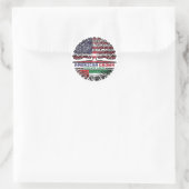 Vereinigte Arabische Emirate Emirati US USA USA Ve Runder Aufkleber (Tasche)