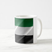 Vereinigte Arabische Emirate - Flag Wave - Kaffeetasse (VorderseiteRechts)